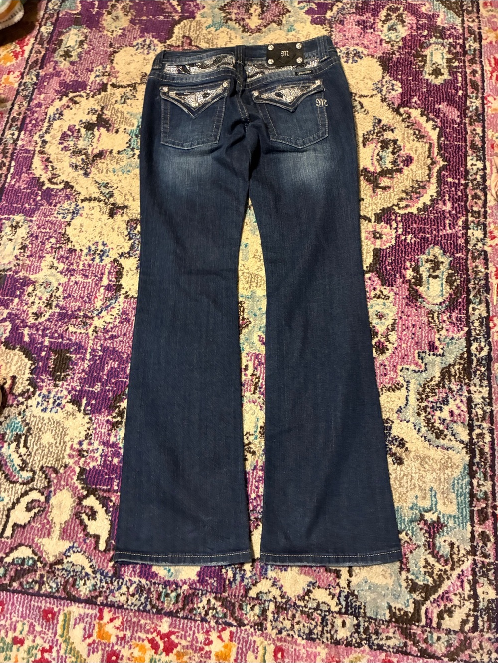 Miss Me Crystal jeans in size 30 boot